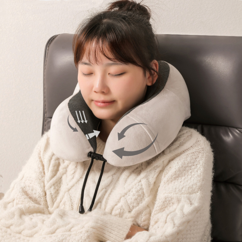 U Shaped Memory Foam Neck Pill - Travel Pillow Inflatable avaliação e preço