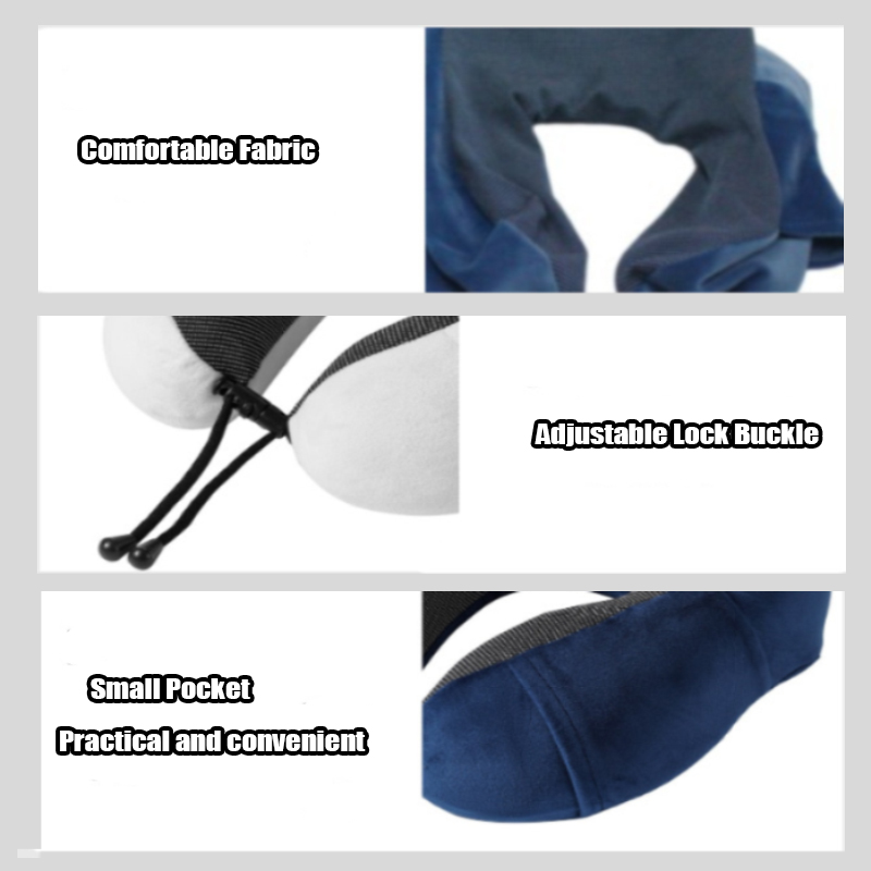 U Shaped Memory Foam Neck Pill - Travel Pillow Inflatable avaliação e preço
