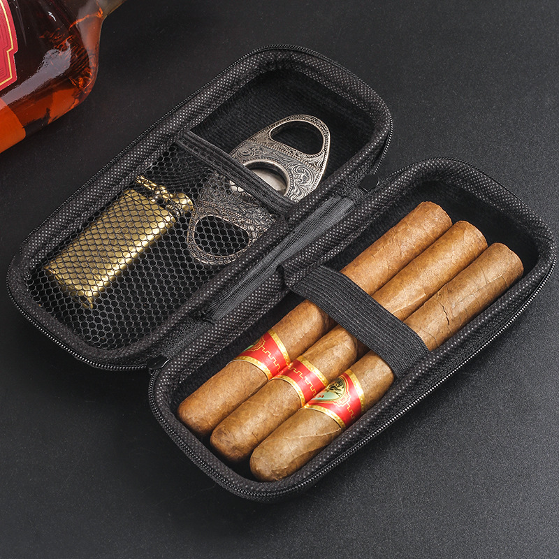 1pc Portable Cigar Travel Case - Travel Accessories Case avaliação e preço