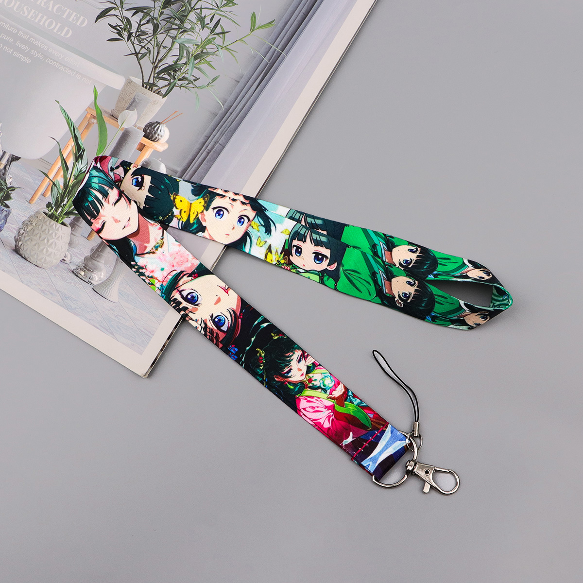 Cute Anime Girl Lanyard Neck S - Travel Accessories Pouch avaliação e preço