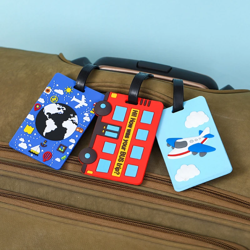 Cute Cartoon Cars PVC Silicone - Travel Accessories For Kids avaliação e preço