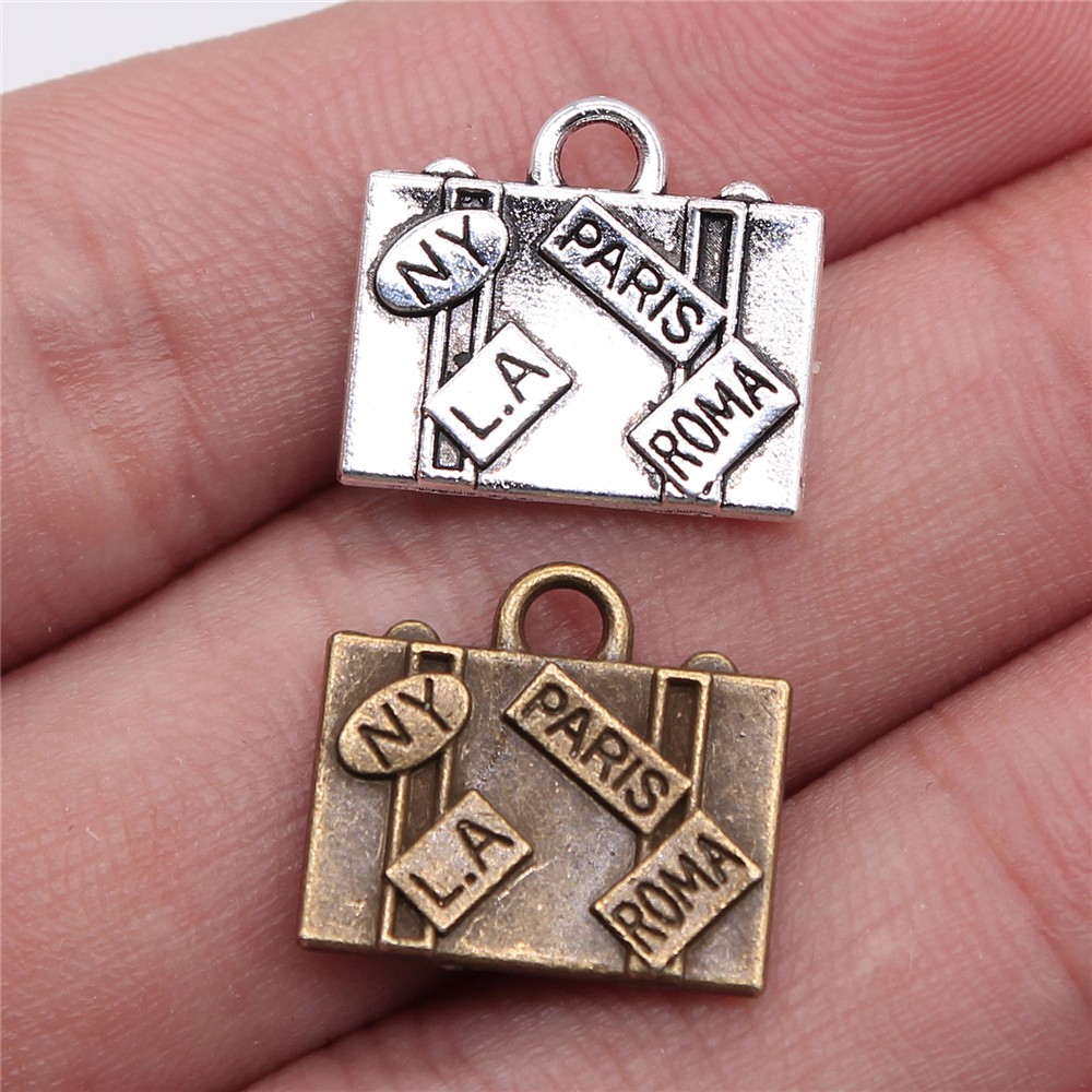 WYSIWYG 5pcs 15x16mm Charms Tr - Travel Accessories New York avaliação e preço
