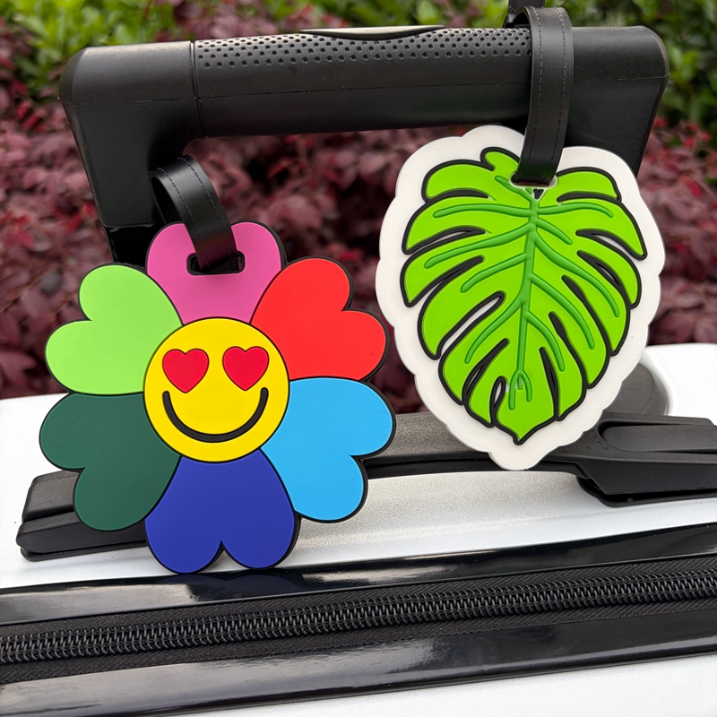 1/2Pcs Flower and Green Leaf L - Travel Accessories For Kids avaliação e preço