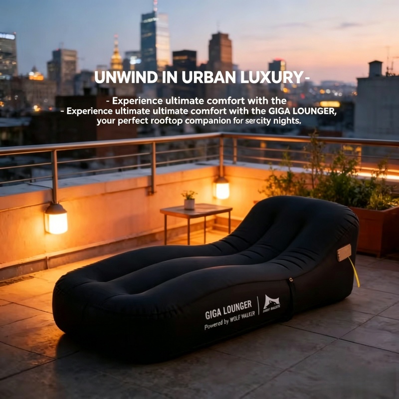 TPU Automatic Inflatable Chair - Travel Pillow Inflatable avaliação e preço