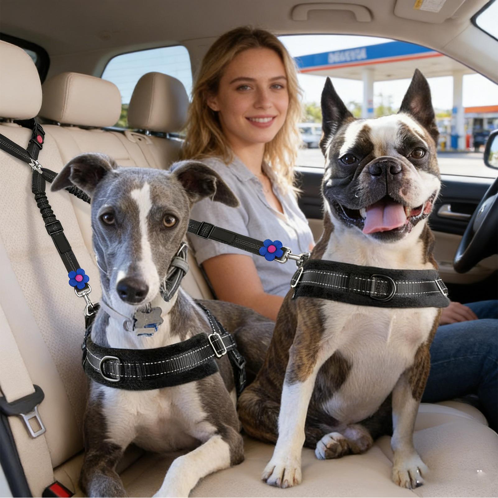 Pet Seat Belt For Dogs Animals - Travel Accessories For Road Trip avaliação e preço