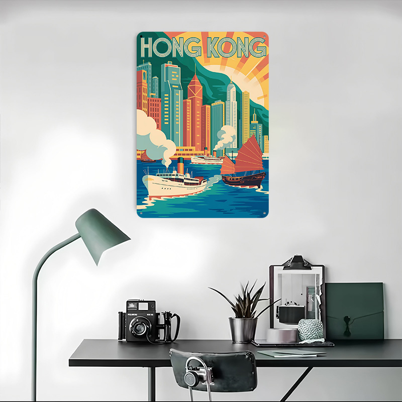 Hong Kong Travel Art Deco Meta - Travel Accessories Hong Kong avaliação e preço