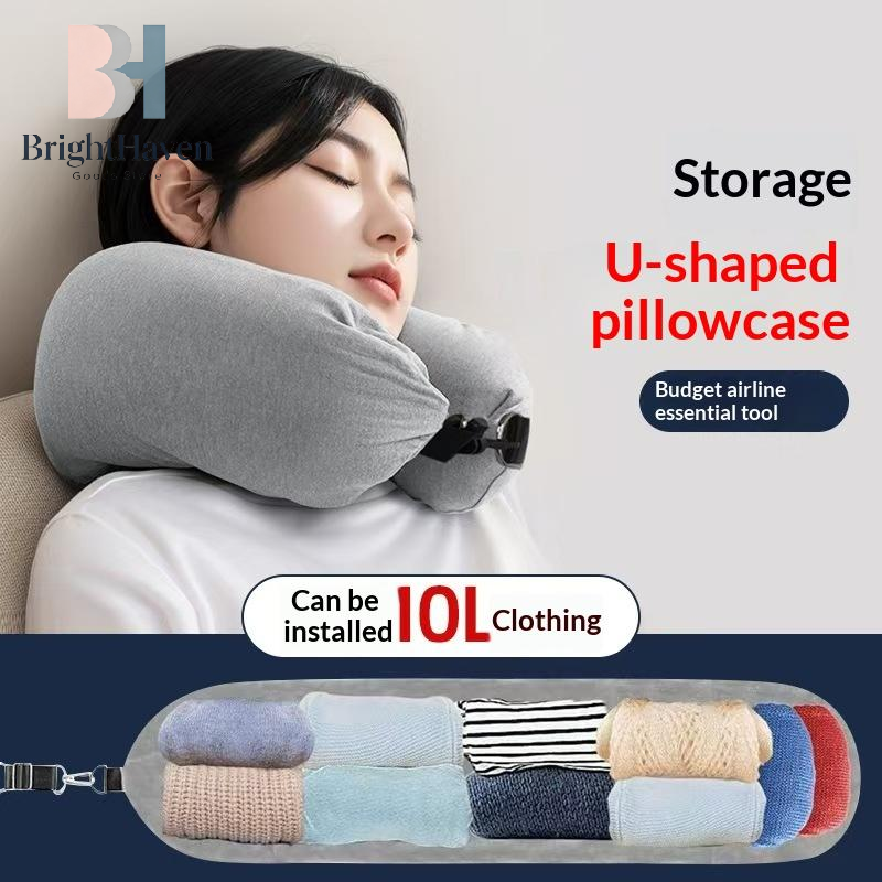 Travel Neck Pillow With Fillab - Travel Pillow Inflatable avaliação e preço