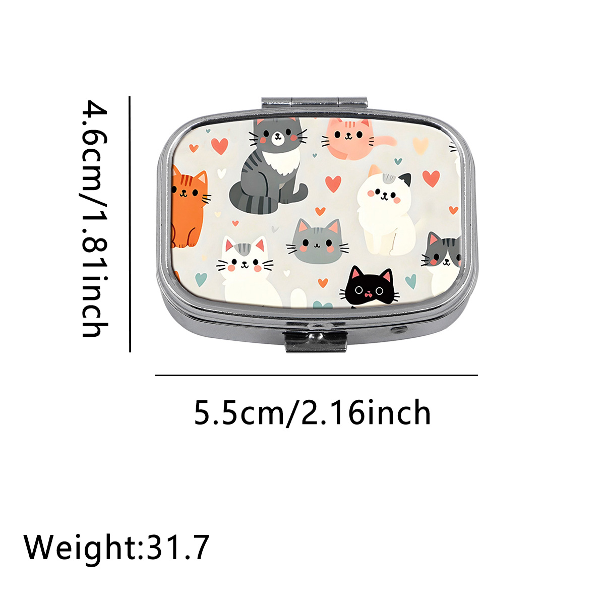 Cartoon Colorful Cats Travel P - Travel Accessories Case avaliação e preço
