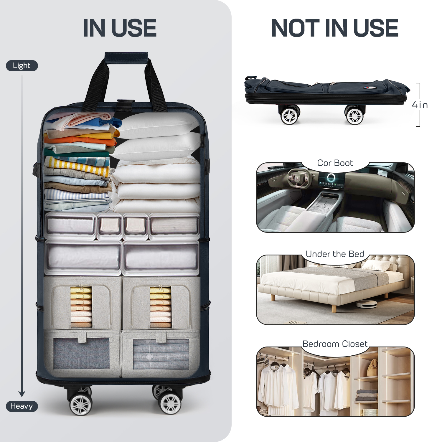 30/36/40 Inch Foldable Expanda - Travel Accessories New York avaliação e preço